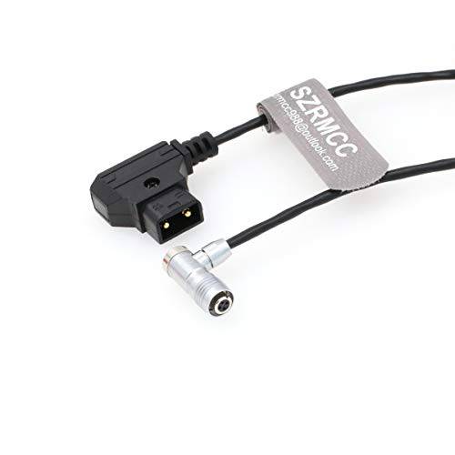 SZRMCC D-tap to XS6 4 핀 Female Plug 파워 Cablefor IKAN Portkeys BM5 BM7 HH7 HS7T 모니터 (Straight 케이블,  직각)