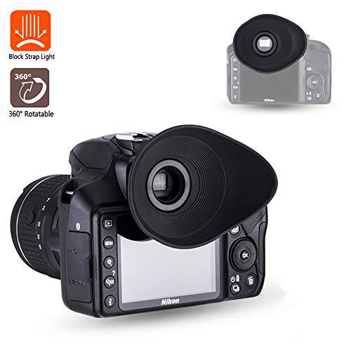 JJC 라지 카메라 아이컵 접안렌즈 for Nikon D7500 D7200 D7100 D7000 D5600 D5500 D5300 D5200 D5100 D5000 D3500 D3400 D3300 D3200 D3100 D3000 D750 D610 D600 D300 D300s FM10 뷰파인더
