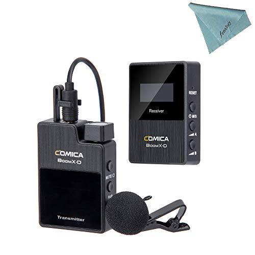 코미카 BoomX-D 2.4G 디지털 1-Trigger-2 무선 마이크,마이크로폰 송신기&  리시버 SLR Clip-on 마이크,마이크로폰 (D1 = TX+  RX)