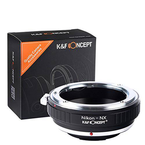 K&F Concept 렌즈 마운트 어댑터 호환가능한 with Nikon 마운트 to 삼성 NX 렌즈 카메라 바디 AI-NX