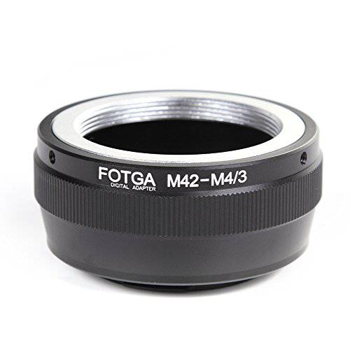 Fotga 렌즈 마운트 어댑터 for M42 마운트 렌즈 to 미니 Four Thirds(M4/ 3/ MFT) 마운트 카메라 올림푸스 펜 E-PL1, E-PL2, E-M, OM-D, E-M5, E-M10 Mark II/ III 루믹스 GH1, GH2, GH3, GH4, GH5, GH5s