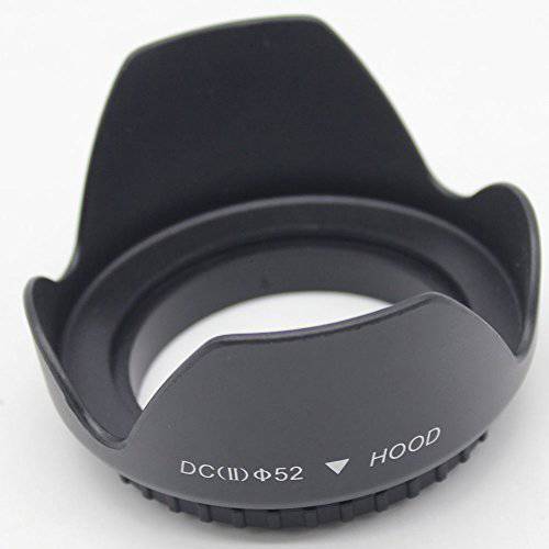 ADQQ 52mm Tulip Flower 렌즈 후드 for Nikon D5500 D5300 D5200 D3200 D3100 with Nikkor AF-S DX 18-55mm 렌즈