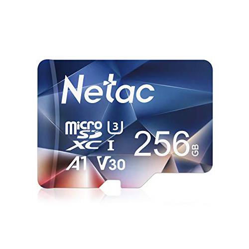 Netac 256GB Micro SD 카드 microSDXC UHS-I 메모리 카드 - 100MB S 667X U3 Class10 Full HD 영상 V30 A1 FAT32 고속 플래시 TF 카드 P500 스마트폰 블루투스 스피커 태블릿,태블릿PC PC 카메라 for