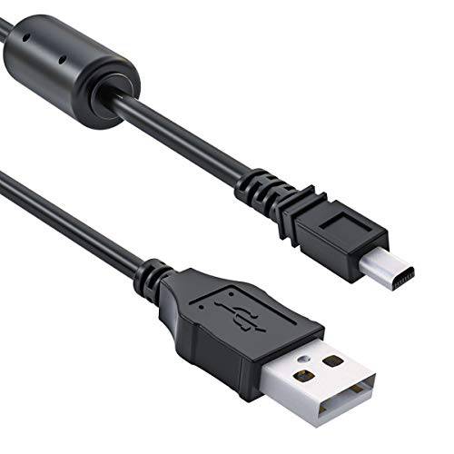 UC-E6 USB 케이블, An케이블 5-Feet USB Mini-B 범용 디지털 카메라 Data 전송 케이블 충전 케이블 for Nikon CoolPix, L, D, P, Series 디지털 카메라