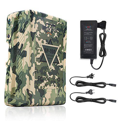 REYTRIC Camouflage 190Wh(13400mAh) V Mount/ V-Lock 배터리 with D-tap 충전 and D-Tap 케이블