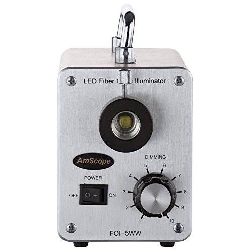 AmScope LED-50W 50W LED 콜드 	파이버 Optic 조명기