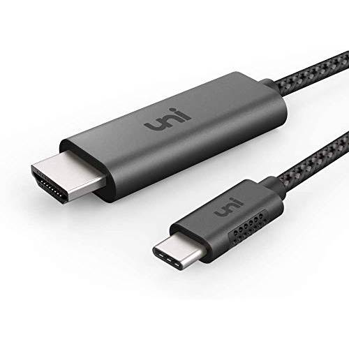 USB C to HDMI 케이블 6ft-2 Pack 4K@60Hz uni USB Type C to HDMI 케이블 [썬더볼트 3 Compatible] MacBook 프로 2020 2019 맥북 에어 아이패드 프로 2020 서피스 북 2 갤럭시 S20 and More for