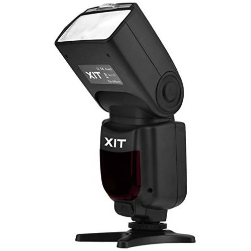 Xit XTDF260N Elite Series 디지털 SLR Auto-Focus 파워 Zoom E-TTL Flash with LCD Display, Bounce/ 스위블 for Nikon DSLR (Black)