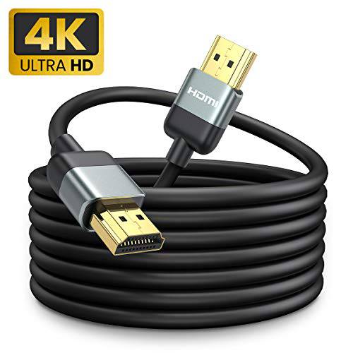 4K HDMI Cable10ft [Upgraded Anti-Jamming Technology] 18Gbps 고속 HDMI 2.0 케이블, support 4K 60Hz HDR 2160P 1080P 랜포트 ARC 30AWG 3D, 호환가능한 UHD TV, Blu-ray, X-Box, PS4, PS3, PC