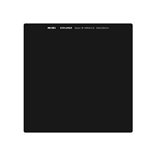 NiSi Explorer 콜렉션 150x150mm 소형 IR 중성 농도 필터 - ND64 (1.8) - 6 Stop