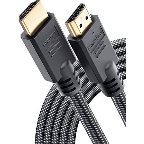 PowerBear 4K HDMI 케이블 20 ft | Braided 나일론 & 금 커넥터