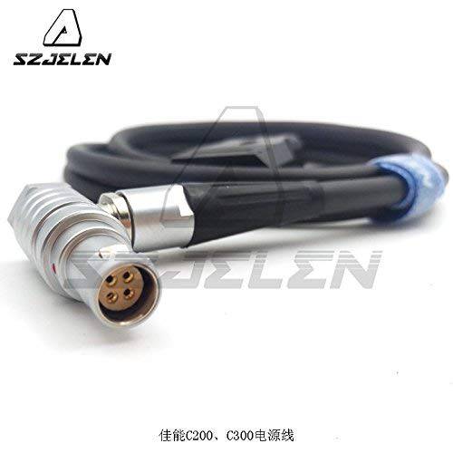 SZJELEN D-tap to 1B 4pin Female 커넥터 for 캐논 C300 C200 Mark2 II 파워 케이블