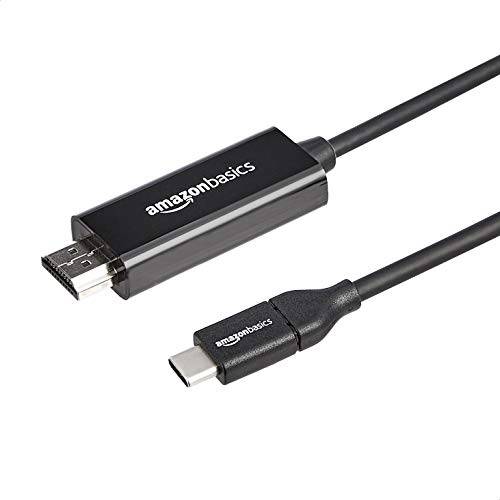 AmazonBasics USB-C to HDMI 케이블 어댑터 (썬더볼트 3 호환가능한) 4K@30Hz - 3-Foot