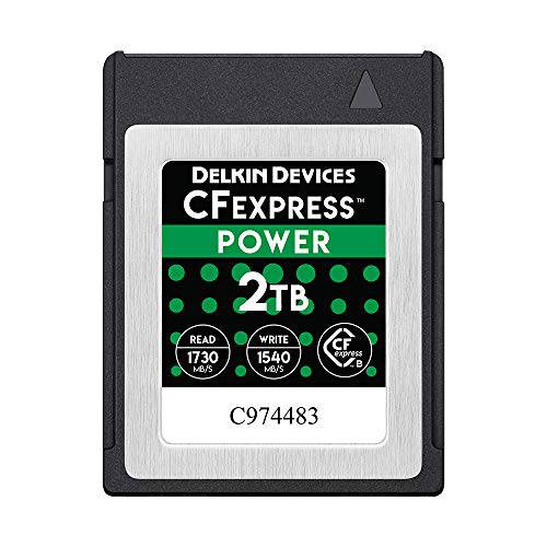 Delkin  디바이스 2TB 파워 CFexpress 타입 B 메모리 카드 (DCFX1-2TB)