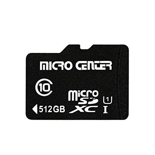 미니 Center 512GB microSDXC 카드 UHS-I 조명 메모리 카드 C10 U1 V30 풀 HD 비디오 A1 미니 SD 카드 R/ W Speed up to 90/ 20 MB/ s TF 카드 어댑터포함 (512GB)