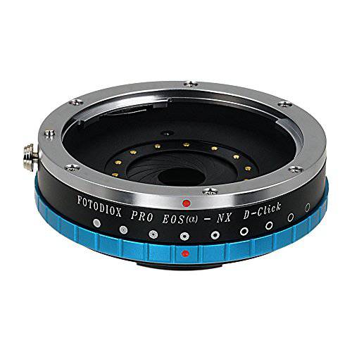 Fotodiox 프로 아이리스 렌즈 마운트 어댑터 호환가능한 with 캐논 EOS EF 풀 프레임 Lenses to 삼성 NX 마운트 캠