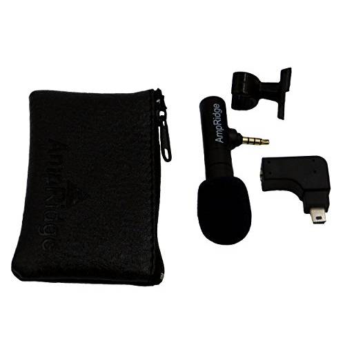 Ampridge MightyMic G 고프로/ 아이폰 프로페셔널 샷건 콘덴서 마이크,마이크로폰 with 헤드폰 모니터