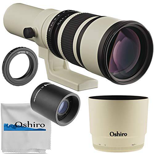 Oshiro 500mm F/ 6.3 (with 2X- 1000mm) 망원 렌즈 for Nikon F-Mount D6, D5, D4, D850, D810, D800, D780, D750, D610, D600, D500, D7500, D7200, D7100, D5600, D5500, D5300, D5200, D3500, D3400, D3300
