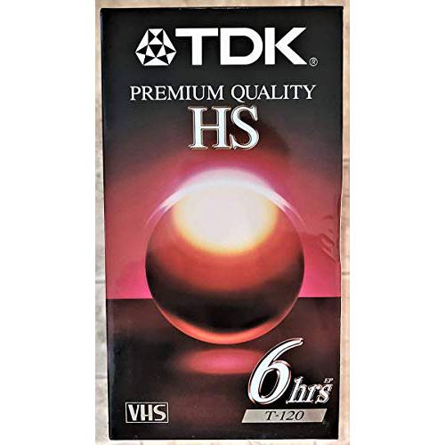 TDK T120HS 하이 스탠다드 VHS 비디오 테이프 (단종 by MANUFACTURER)
