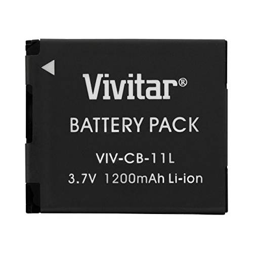 Vivitar VIV-CB-11LH Li-On 배터리 for Canon NB-11LH 1200Mah (블랙)