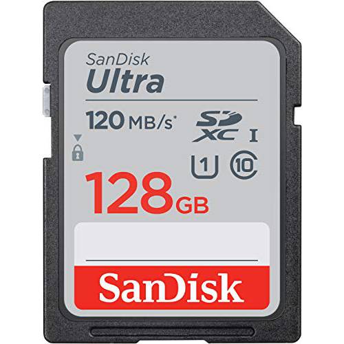 SanDisk 128GB 울트라 SDXC UHS-I 메모리 카드 - 120MB/ S, C10, U1, 풀 HD, SD 카드 - SDSDUN4-128G-GN6IN