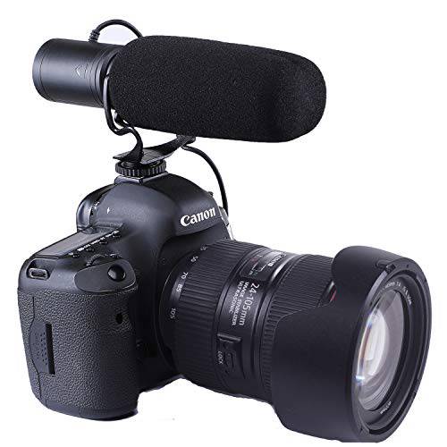 Nicama SGM5 카디오이드 콘덴서 인터뷰,면접 마이크,마이크로폰 DSLR 카메라 니콘 캐논 소니 미러리스 카메라 DV 캠코더