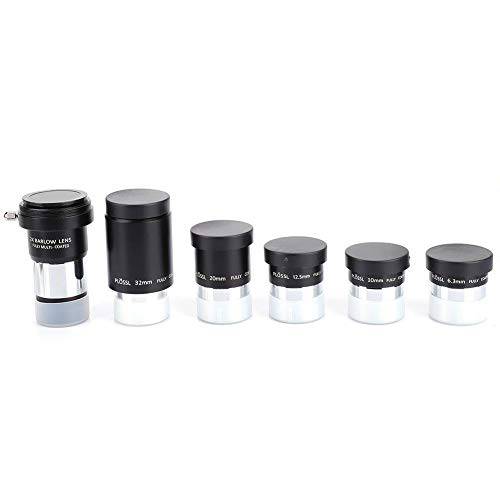 Maxmartt 2X 텔레스코프 Barlow 렌즈+ Plossl 6.3mm/ 10mm/ 12.5mm/ 20mm/ 32mm 접안경