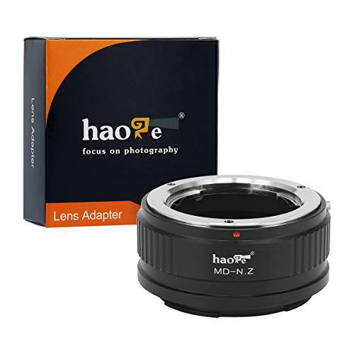 Haoge  수동 렌즈 마운트 어댑터 미놀타 MD 렌즈 to 니콘 Z 마운트 카메라 Such as Z6 Z7