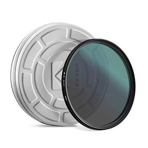 KODAK 55mm CPL 렌즈 필터 | 원형 편광판 필터 제거 Reflections from 글래스&  워터, 향상 대비 Improves 컬러 Saturation, 슈퍼 슬림, Multi-Coated 12-Layer 소형 글래스&  미니 가이드