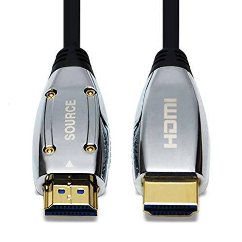8K HDMI 파이버 Optic 케이블 33ft,  고속 48Gbps HDMI 2.1 코드, 징크,아연 합금 쉘, 지원 8K, 4K, 10K, 2K/ HD 레졸루션, 100% 리얼 8K@60Hz, 지원 다이나믹 HDR, HDCP 2.2, 3D, 4:4:4 (33ft/ 10m)