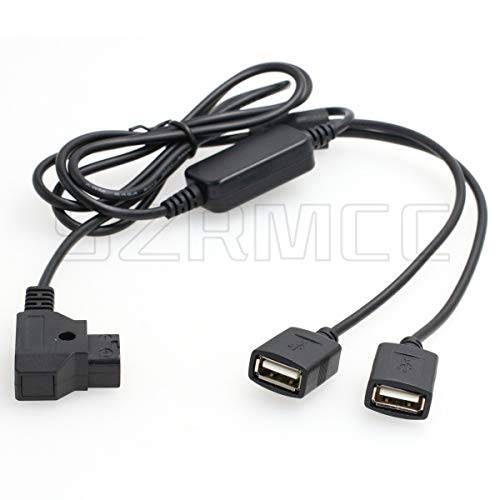 SZRMCC D-Tap to 이중 USB 5V 2A 변환 파워 케이블 휴대용 폰 아이패드 or 패드 디바이스