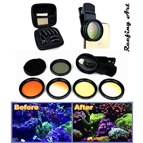 Reefing Art Coral 렌즈 프로페셔널 사진촬영용 6 렌즈 키트