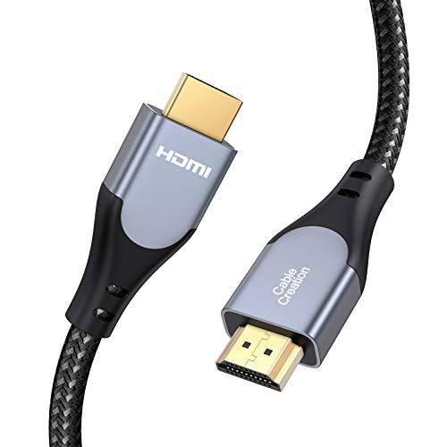 HDMI 케이블 4K@60Hz 6.6 ft, CableCreation HDMI 2.0 케이블, High-Speed 18Gbps, 4K HDR, 3D, 2160P, 1080P, 이더넷 지원, 호환가능한 UHD TV, PS5/ PS4, 엑스박스 원, Blu-ray, PC, 프로젝터 and More