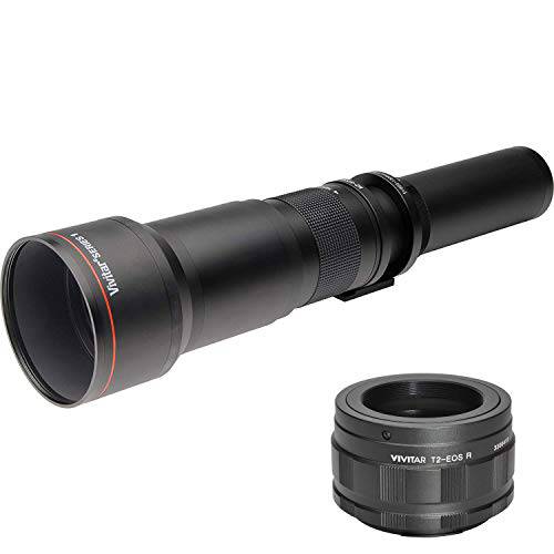 High-Power 650mm-1300mm F/ 8 수동 망원 렌즈 캐논 EOS R, EOS R5, EOS R6, EOS RP 디지털 카메라