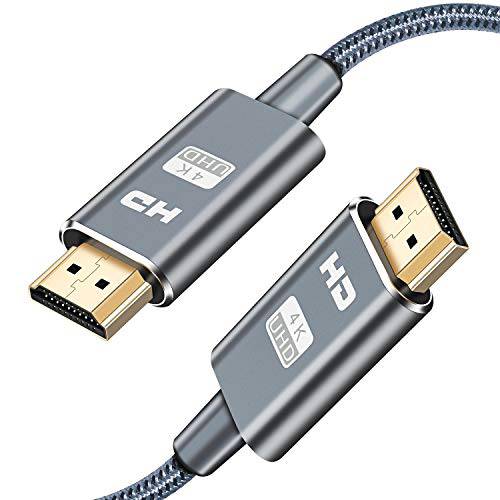 HDMI 케이블 4K 60HZ 15 ft, 18Gbps 고속 HDMI 2.0 케이블 HDCP 2.2 HDR 3D 2160P 1080P 28AWG Ethernet-Braided HDMI Cord-Audio Return(ARC) 호환가능한 모니터 엑스박스 PS5 PS3/ 4 Roku 파이어 TV 삼성 LG