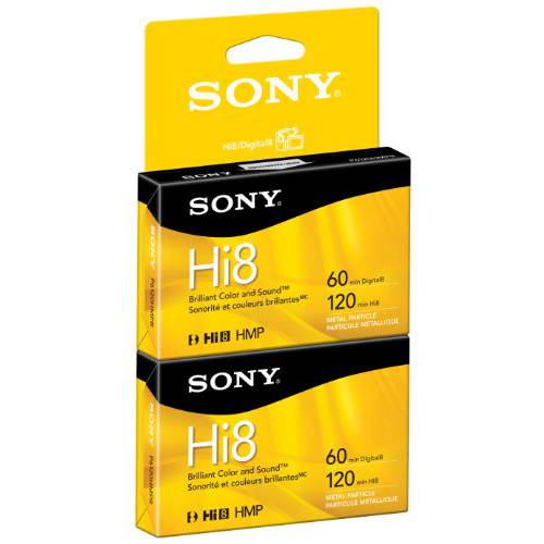 Sony P6120HMPR/ 2C 2-Pack 120-Minute Hi8 테이프 Hangtab