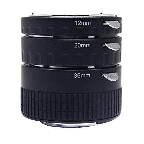 Mcoplus MCO-N-AF-A 오토 포커스 매크로 연장 Tubes Set(Metal Interface)-12mm, 20mm, 36mm-for 니콘 디지털 SLR 카메라