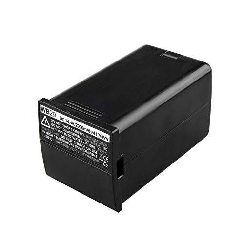 Godox WB29 14.4V 2900mAh 교체용 리튬 배터리 팩 호환가능한 Godox AD200, AD200Pro 포켓 플래시 라이트 CONXTRUE USB LED