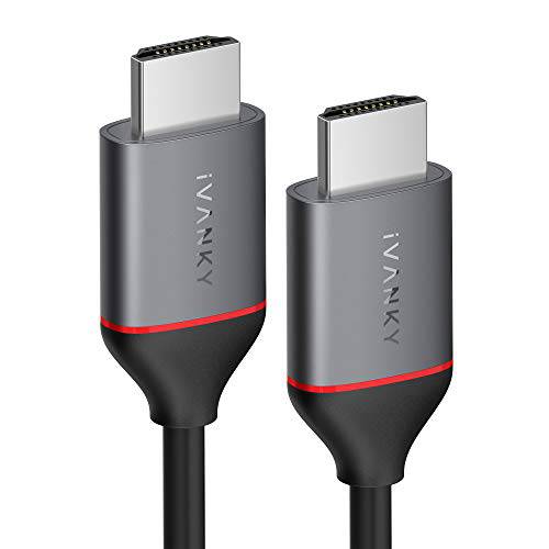 HDMI 2.0 케이블 4K 3 ft, iVANKY 고속 18Gbps HDMI 케이블, TV, 지원 4K@60Hz, HDCP 2.2/ 1.4, 1080p, 이더넷, Dolby 오디오, 오디오 리턴 Channel，3D 써라운드, 게이밍 모니터, PS4/ PS3, PC