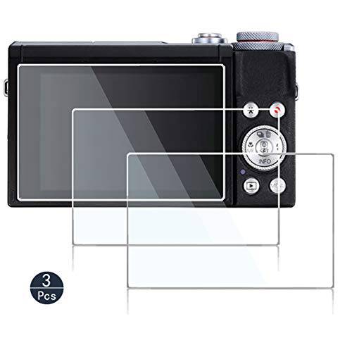 debous  화면보호필름, 액정보호필름 호환가능한 캐논 EOS M200 Powershot G7 X Mark III G7X III 디지털 카메라, Anti-Scratch 강화유리 Clera 하드 보호 필름 쉴드 커버 가드 (3pack)