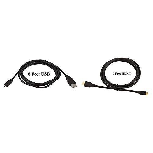 HDMI 케이블 캐논 EOS Rebel SL3 DSLR 카메라+ USB 케이블 |High-Speed 4K HDMI 케이블 | 6 Feet |