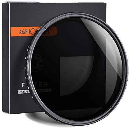 K&F Concept 55mm ND 가변 페이더 중성 농도 조절가능 필터 ND2-ND400 카메라 렌즈