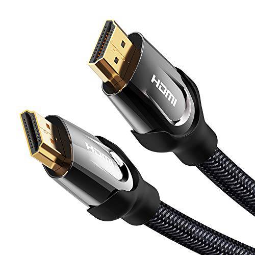 HDMI 케이블 2FT, VENTION 고속 4K HDMI 케이블 2.0 나일론 Braided 케이블 Male to Male, 지원 비디오 4K HD, 1080P 3D, 이더넷 and 오디오 리턴 (Arc), PS 3/ 4, 애플 TV