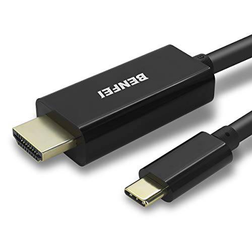 USB C to HDMI 케이블, Benfei USB Type-C to HDMI 10 Feet 케이블 [썬더볼트 3 호환가능한] 맥북 프로 2018/ 2017, 맥북 에어/ 아이패드 프로 2018, 삼성 갤럭시 S10/ S9, 서피스 북 2 and More
