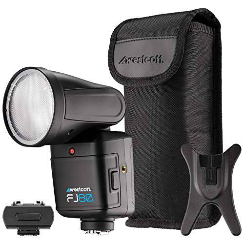 Westcott FJ80 범용 터치스크린 80Ws 스피드라이트 on/ Off-Camera 플래시 포함 어댑터 호환가능한 소니 미러리스/ DSLR 카메라