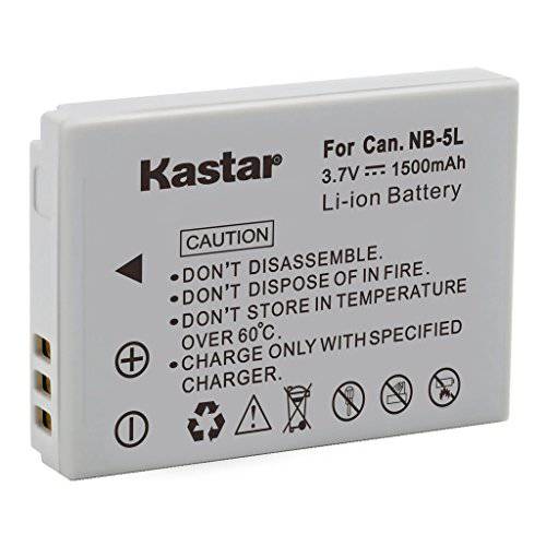 Kastar 1500mah Li-Ion NB-5L 배터리 NB5L 교체용 캐논 PowerShot SD700 SD800 is SD900 SD 700 800 900 디지털 카메라