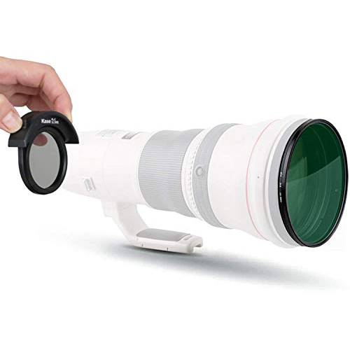 Kase 필터 키트 캐논 EF 400mm F2.8 is USM 렌즈. 포함 Drop-in CPL, 150mm 전면 어댑터, 150mm MCUV& 150mm 렌즈 캡