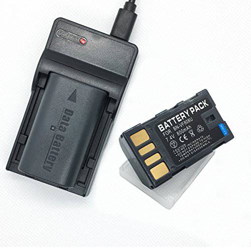 USB 충전기 and 배터리 (2-Pack) JVC BN-VF808, BN-VF808U, BN-VF815, BN-VF815U, BN-VF823, BN-VF823U