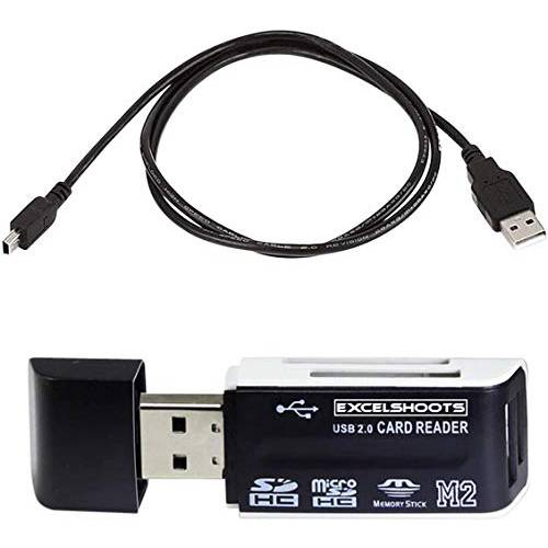 Excelshoots USB 케이블 용 니콘 D3100 카메라, and USB 컴퓨터 케이블 니콘 D3100+ Excelshoots 카드 리더, 리더기