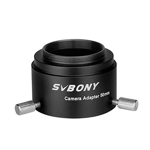 SVBONY SV186 범용 T2 카메라 포토 어댑터 텔레스코프 스포팅 스코프 접안경 어댑터 OD 50mm